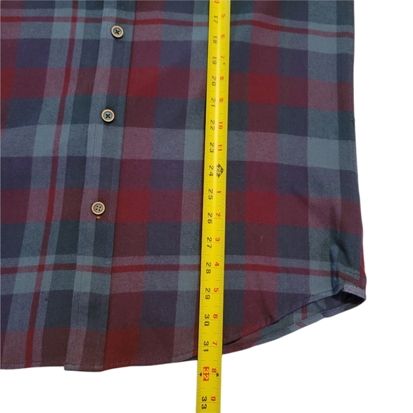 Weatherproof Vintage Men's Button Up Plaid Shirt - Picture 4 of 10